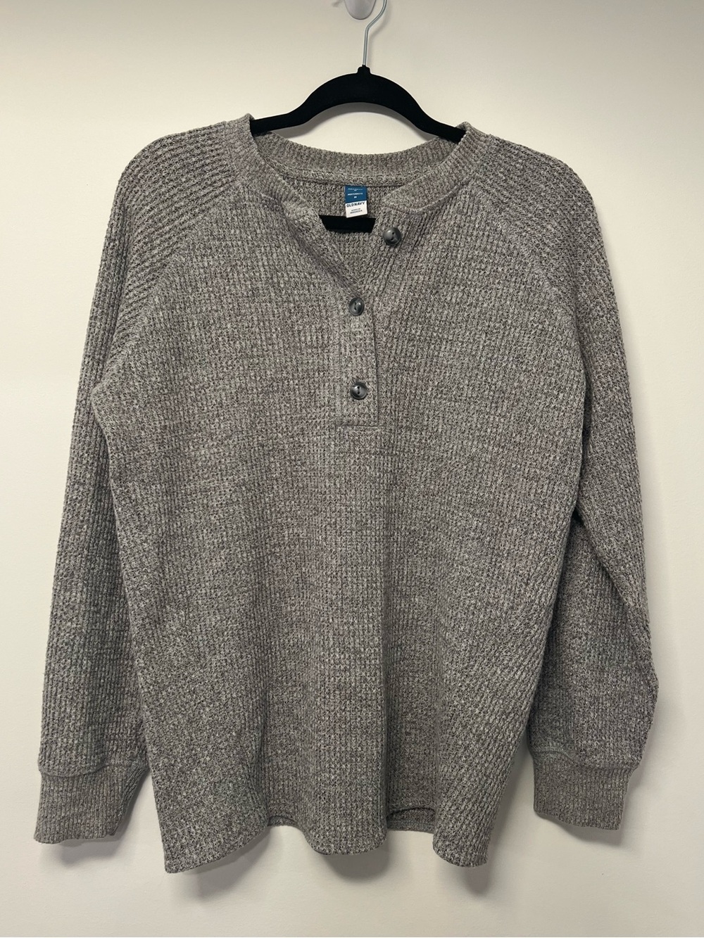 Maternity Henley Knit Sweater